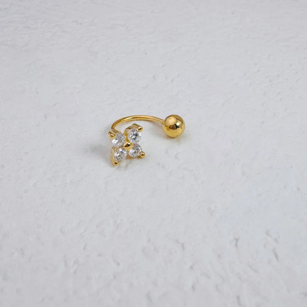 14K Gold Plated Stainless Steel Piercing Jewelry for Women