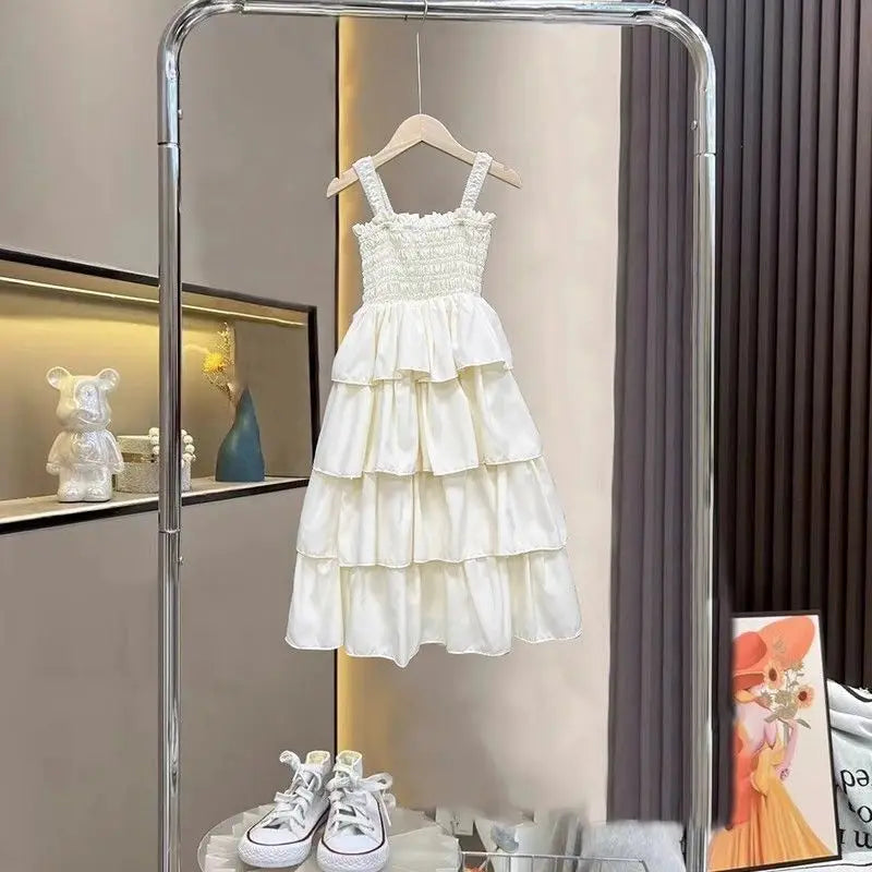 Ruffle Layered Casual Beach Party Princess Dress