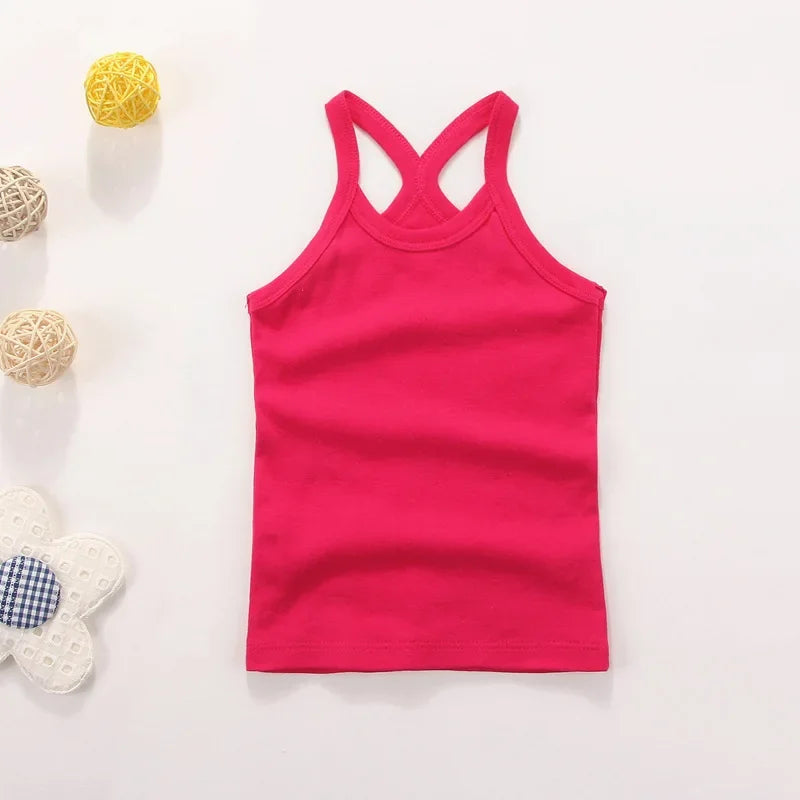 Summer Cotton Girls Vest
