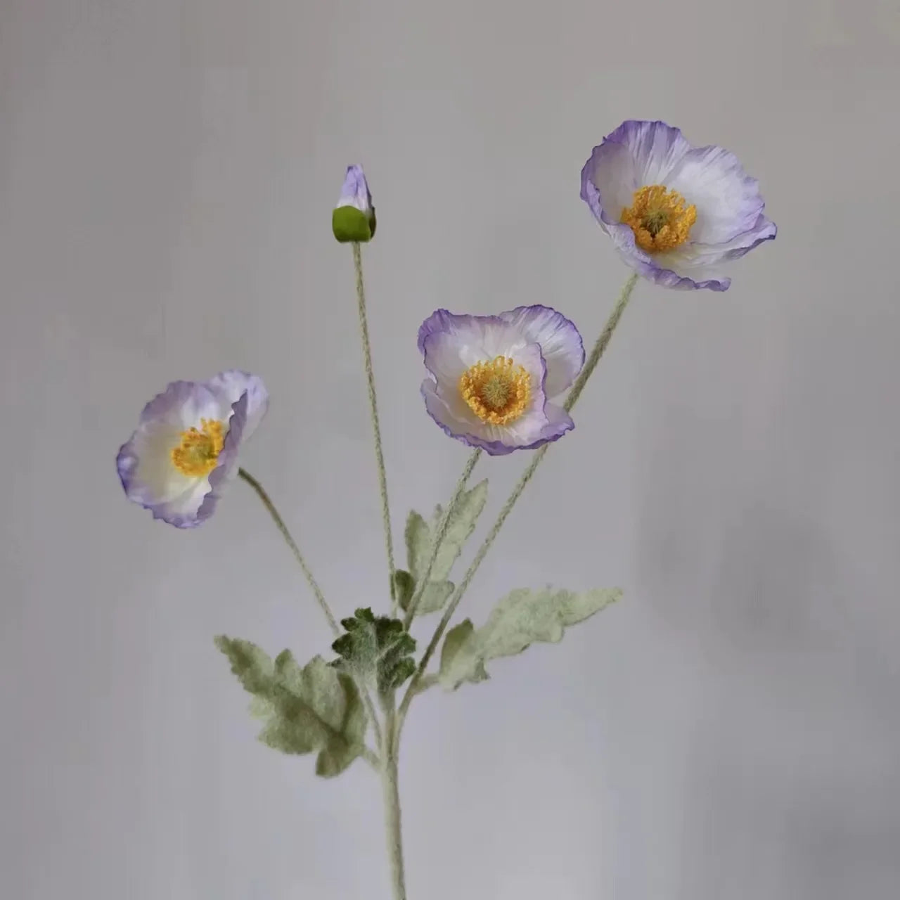 Artificial Flowers Fake Poppy Silk Flowers