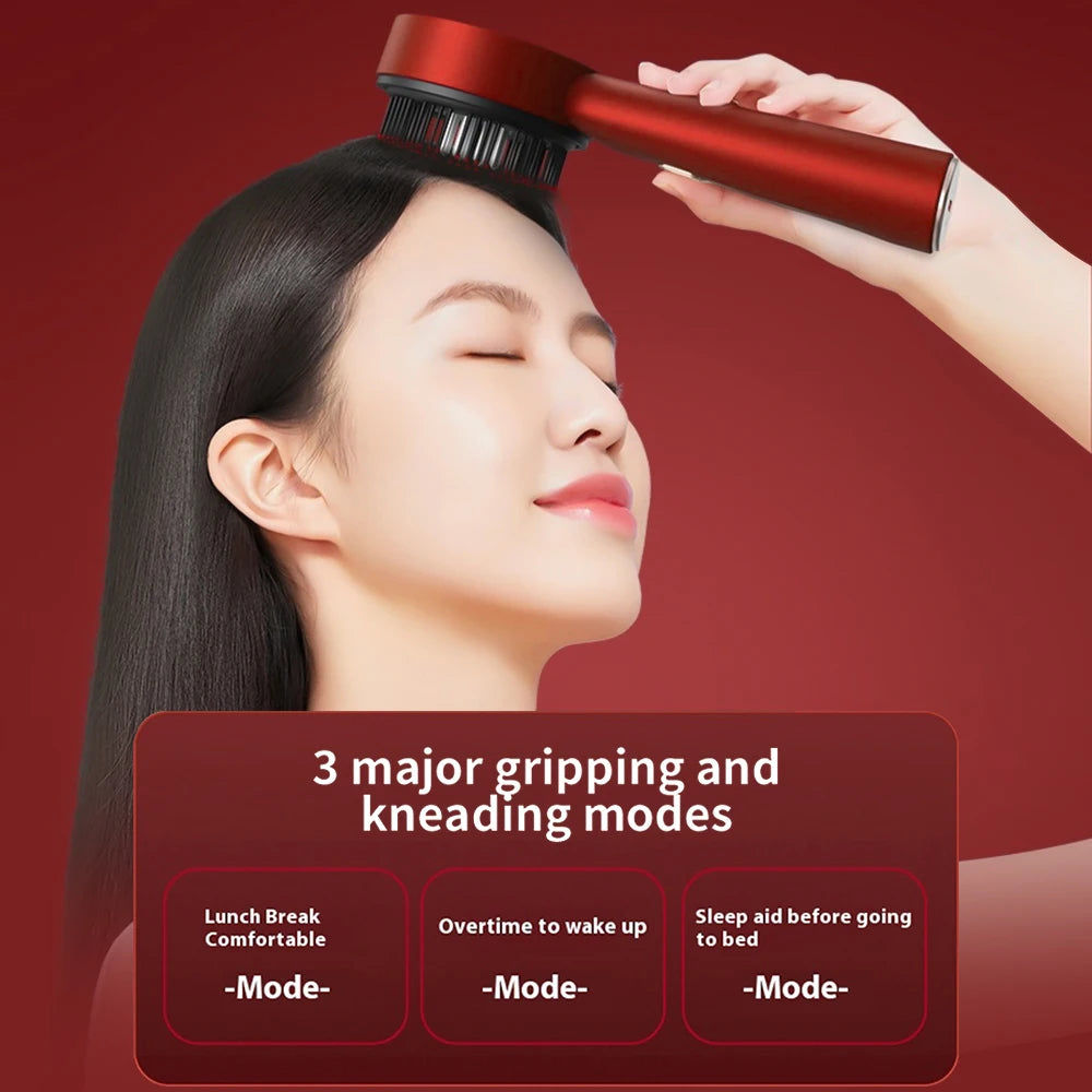 Scalp Massage Comb with Red Light, Electric Hair Scalp Massager