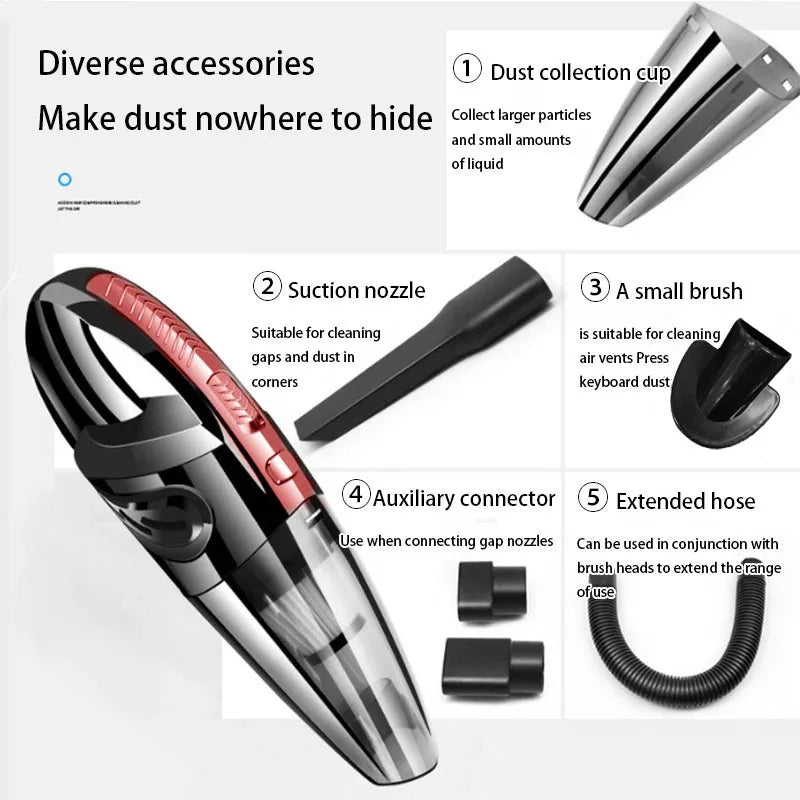 Wireless Handheld Car Vacuum Cleaner