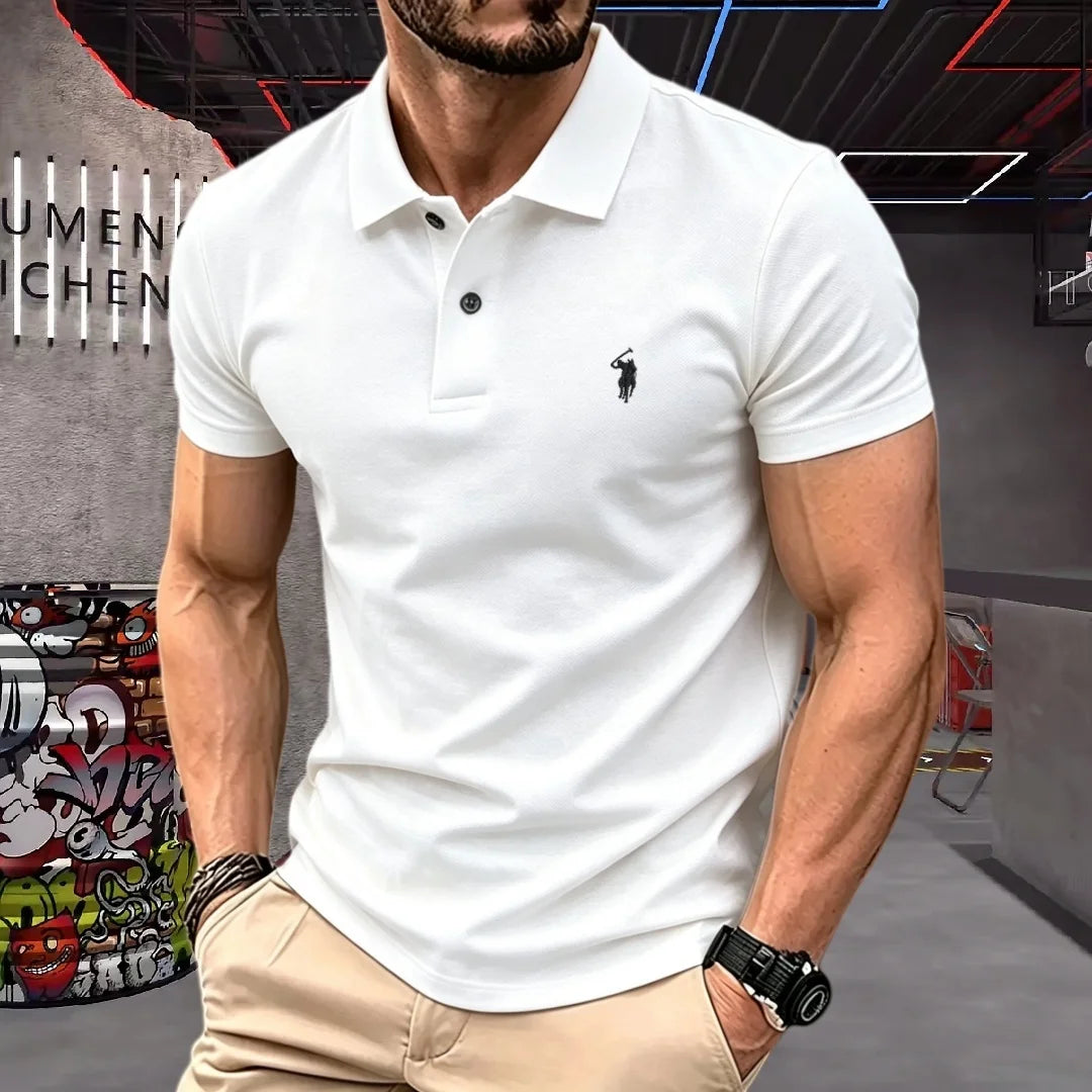 Classic Short-Sleeve Cotton Polo