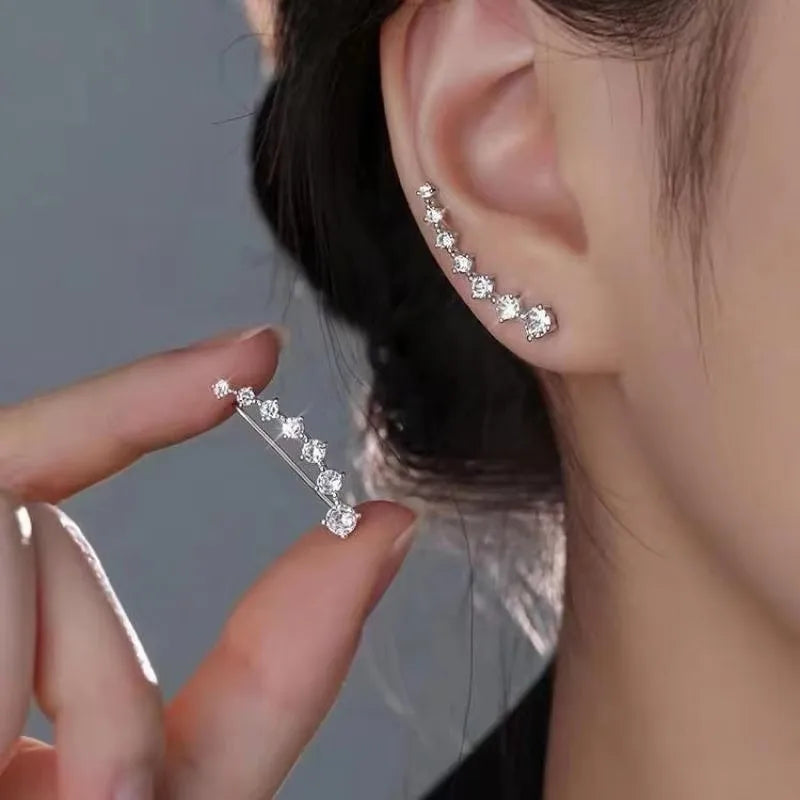 2026 Trending Luxury Crystal Cross Stud Earrings