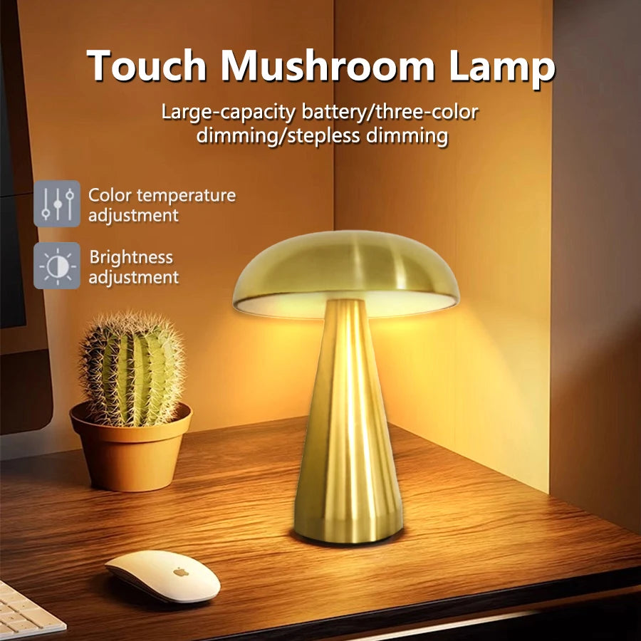 LED Night Light 3 Color Bedroom Decor Touch Sensor Table Lamp