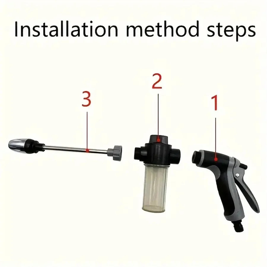 Portable High-Pressure Car Wash Gun