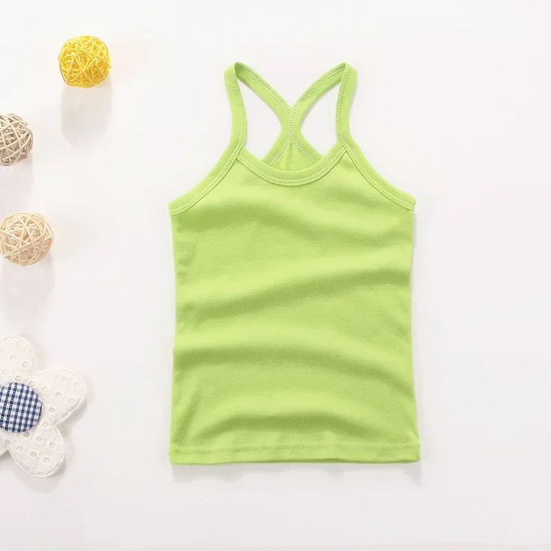 Summer Cotton Girls Vest