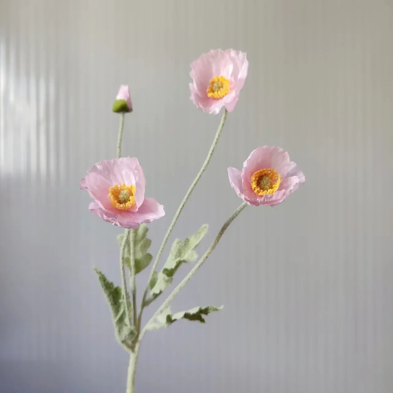 Artificial Flowers Fake Poppy Silk Flowers