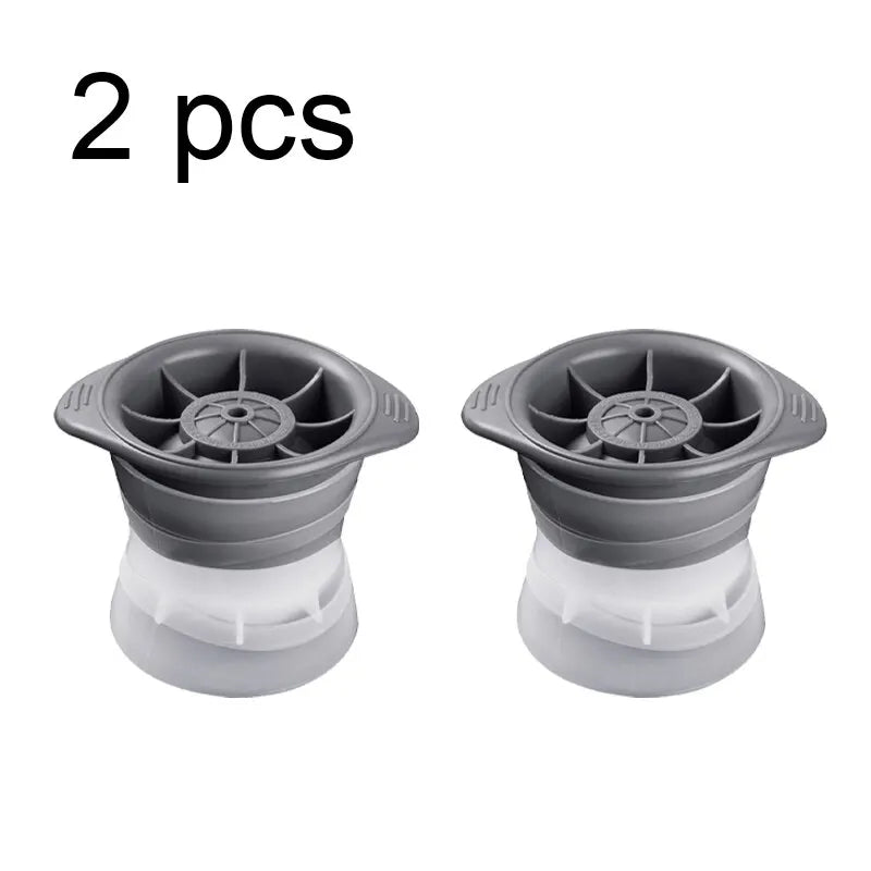 2pcs Bar Whiskey Round Ice Cube Maker Silicone cup