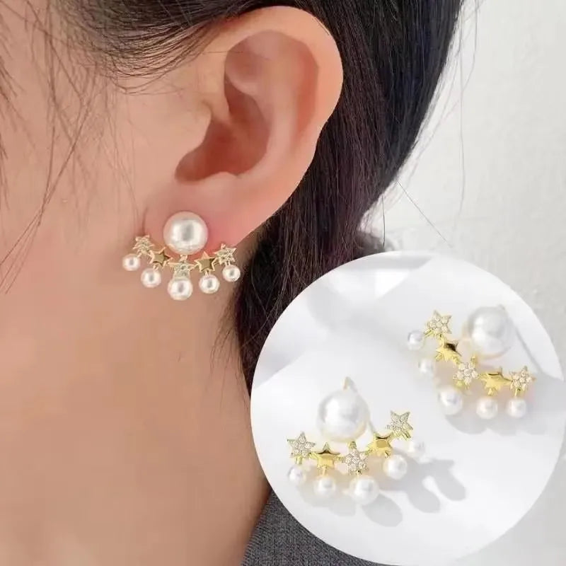 2026 Trending Luxury Crystal Cross Stud Earrings