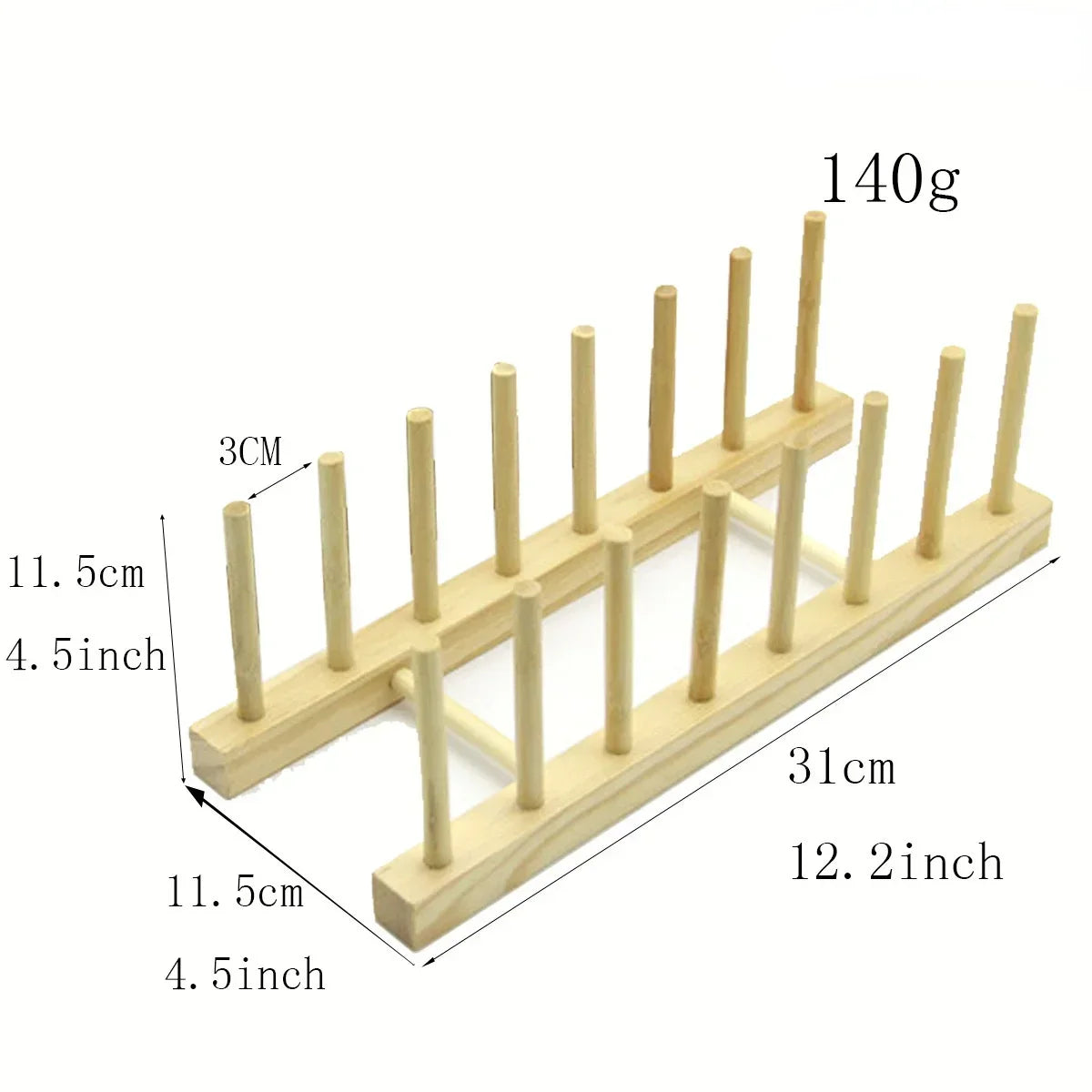 Wooden Dish Drainer Rack