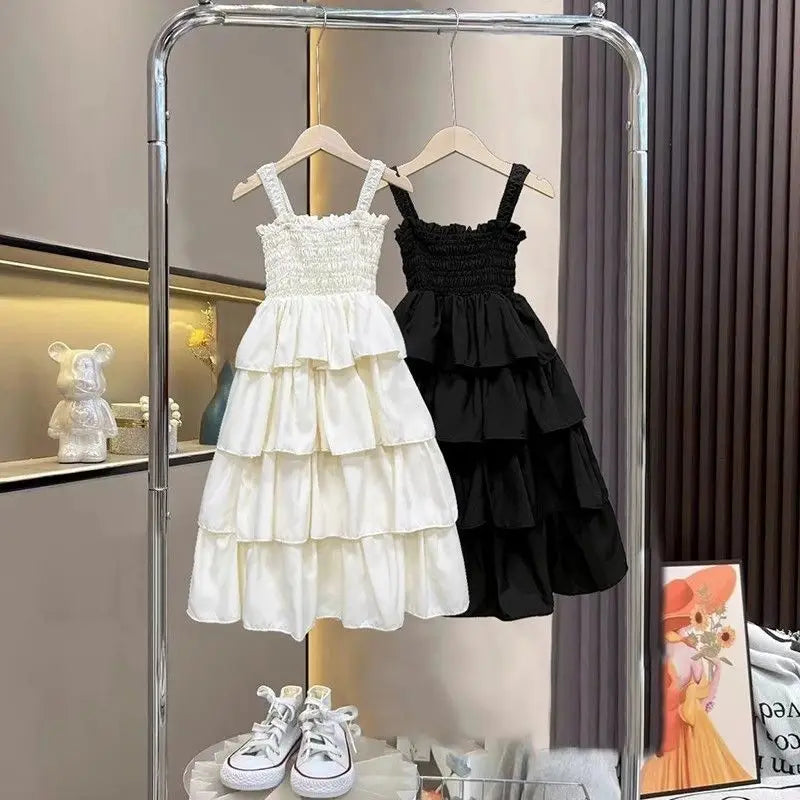 Ruffle Layered Casual Beach Party Princess Dress