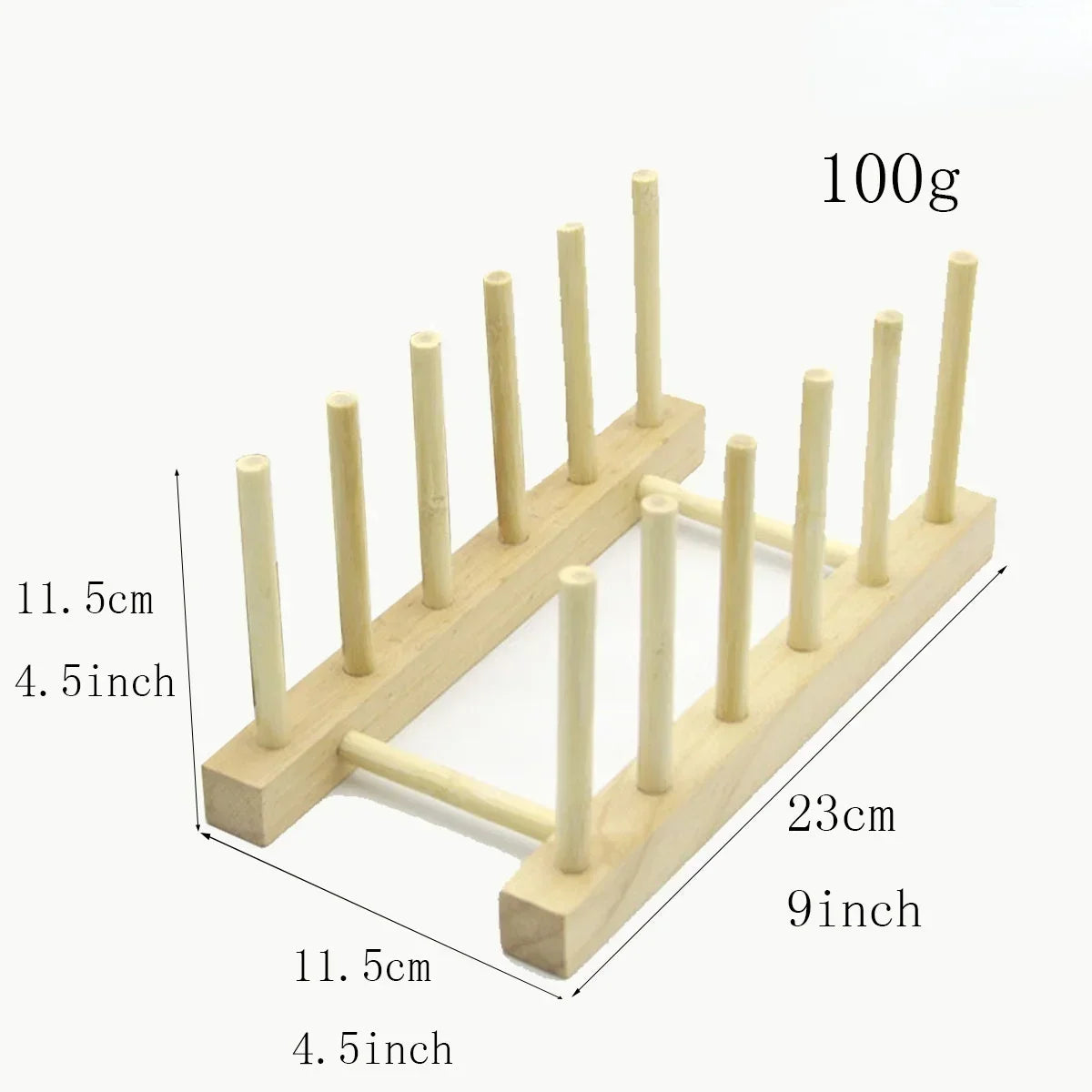 Wooden Dish Drainer Rack