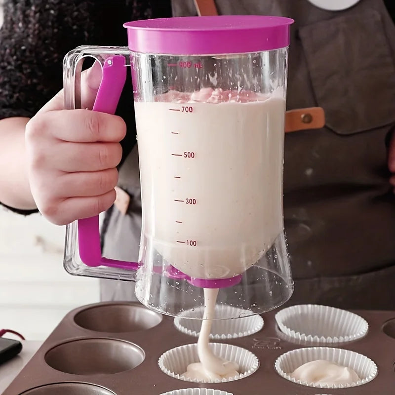 900ml Manual Batter Dispenser with Measurement Portion Control