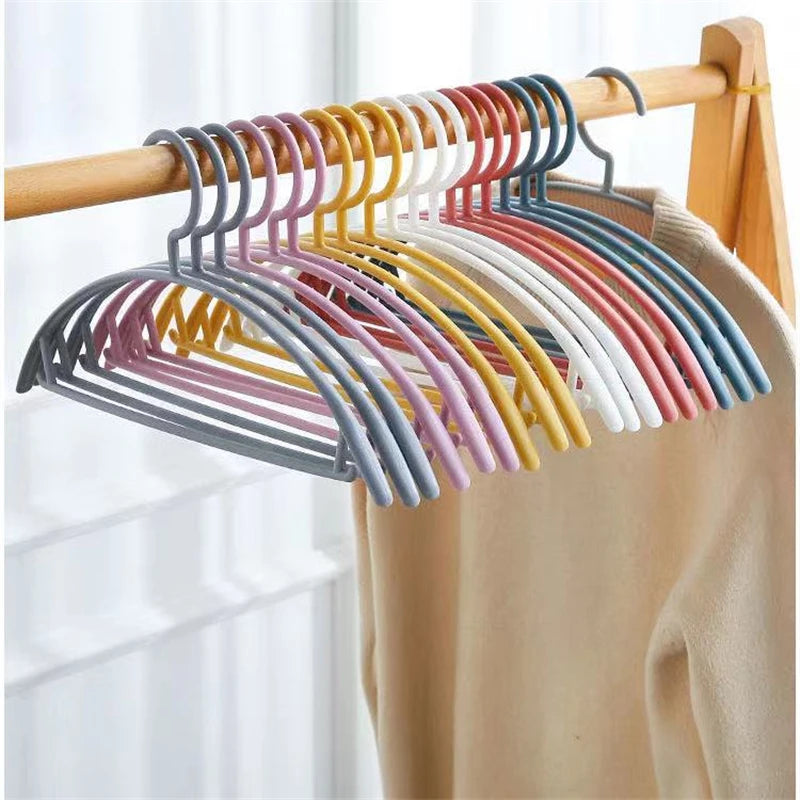 Clothes Hanger Household Plastic Wide Shoulder