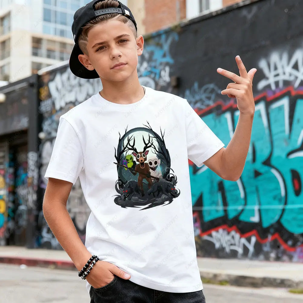 Cozy Summer Cartoon t-shirts