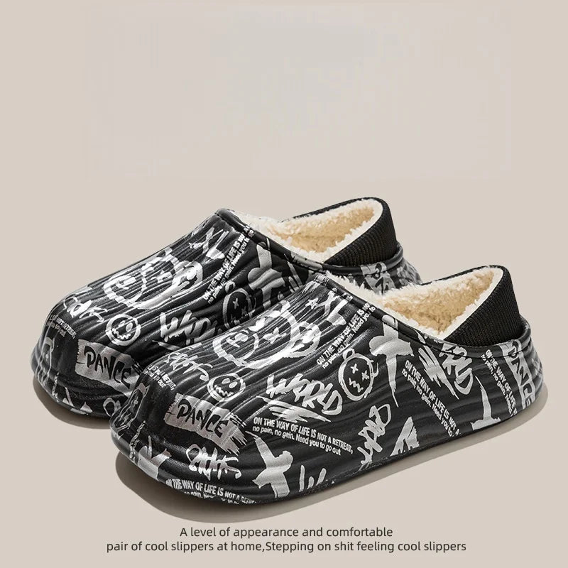 Kids Cozy Winter House Slippers