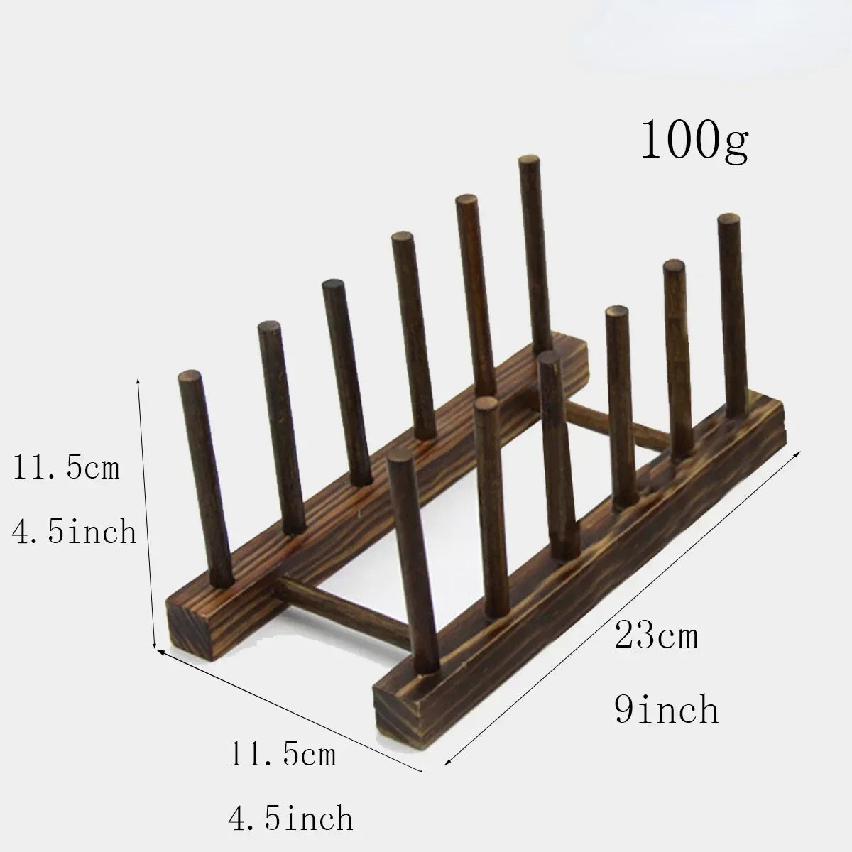 Wooden Dish Drainer Rack