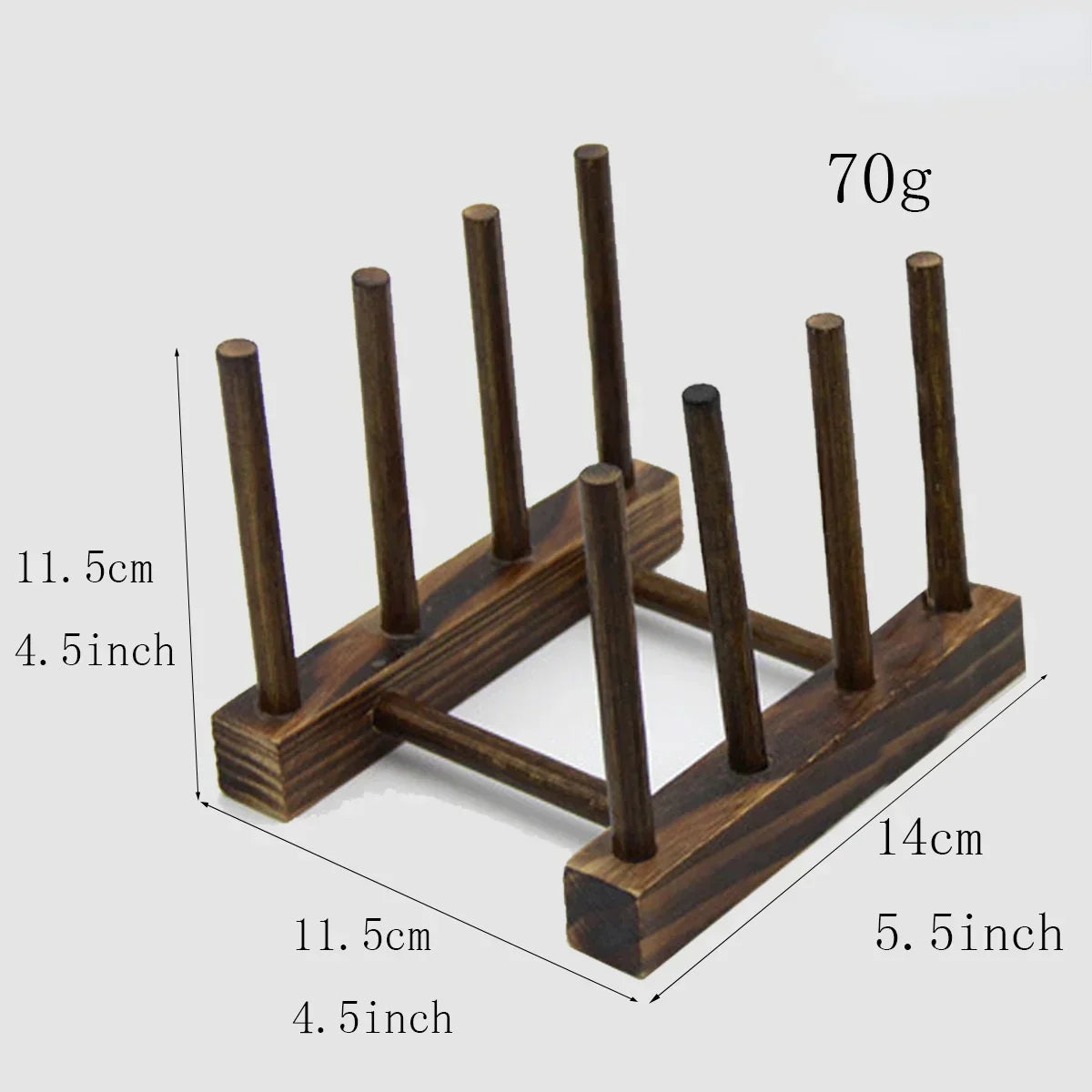 Wooden Dish Drainer Rack