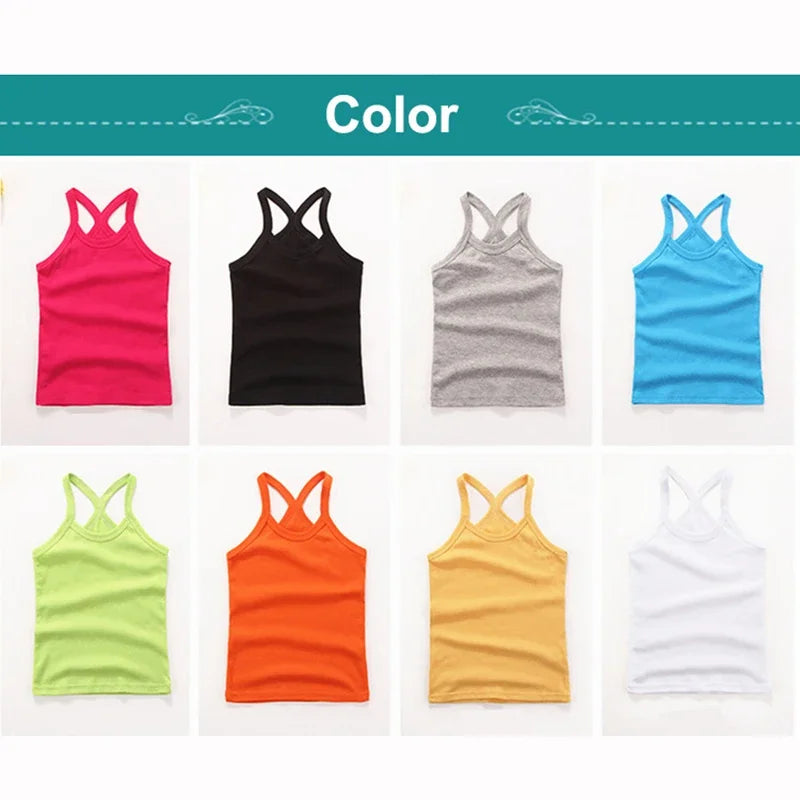 Summer Cotton Girls Vest