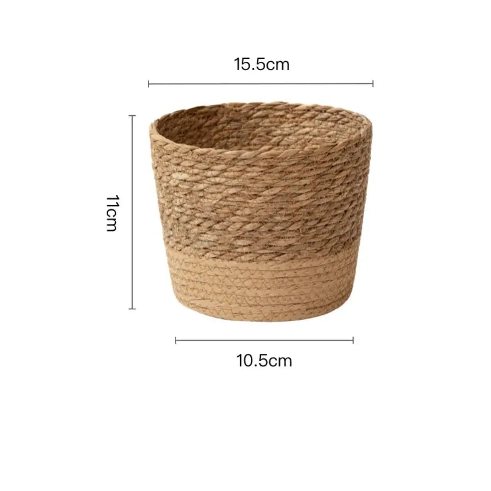 Woven Flower Pot Creative Flower Planters With Removable Legs Durable