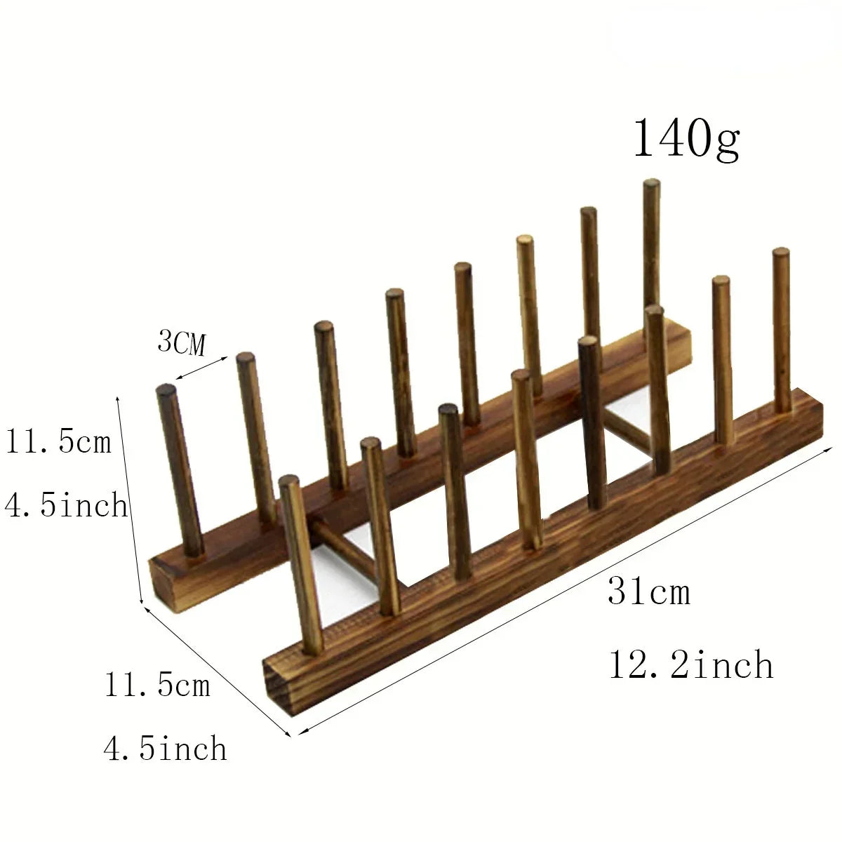 Wooden Dish Drainer Rack