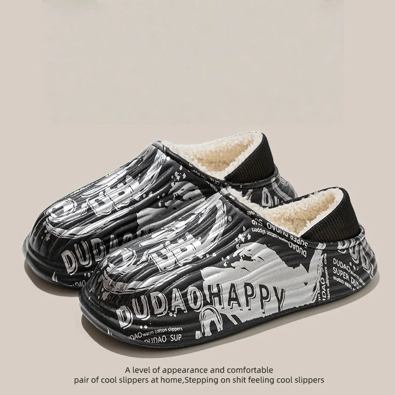 Kids Cozy Winter House Slippers