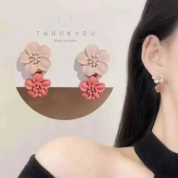 2026 Trending Luxury Crystal Cross Stud Earrings