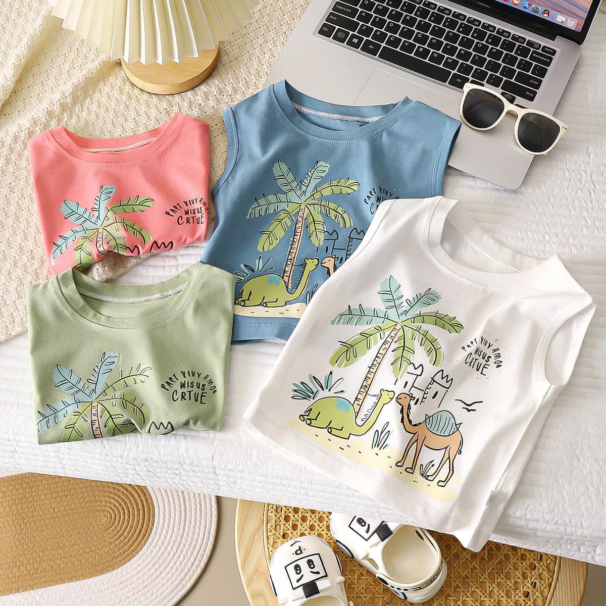 Cozzy Cartoon Sleeveless Cotton T-shirt