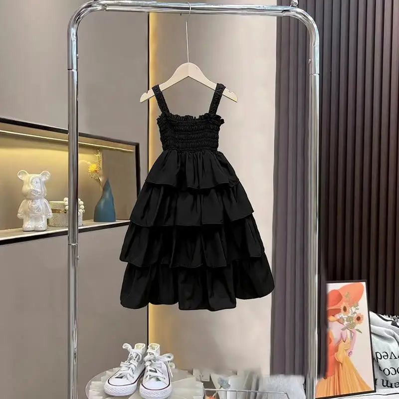 Ruffle Layered Casual Beach Party Princess Dress