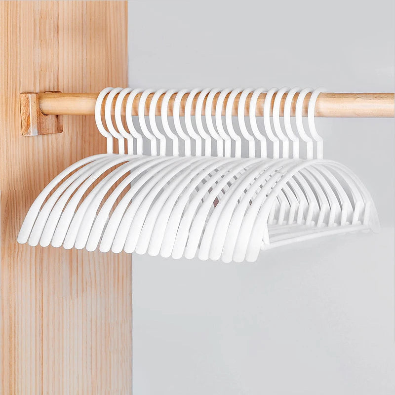 Clothes Hanger Household Plastic Wide Shoulder