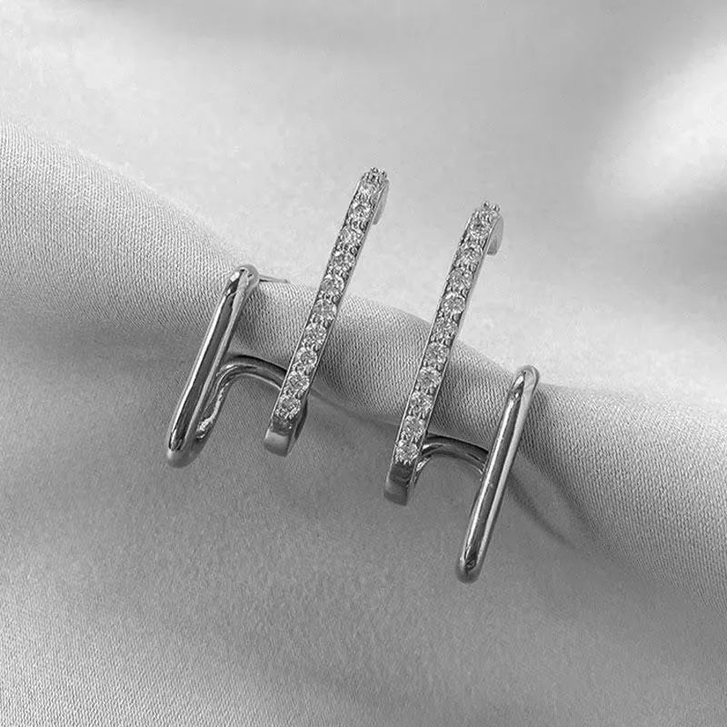 2026 Trending Luxury Crystal Cross Stud Earrings