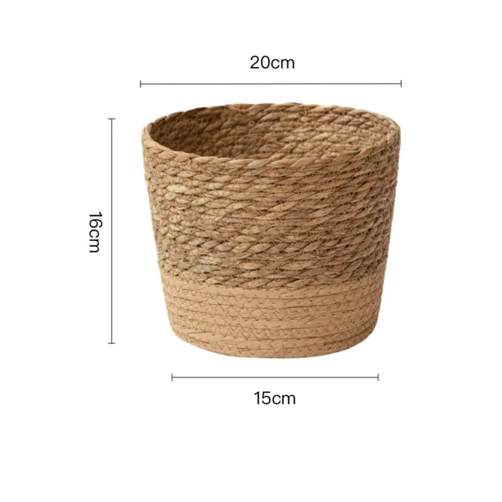 Woven Flower Pot Creative Flower Planters With Removable Legs Durable
