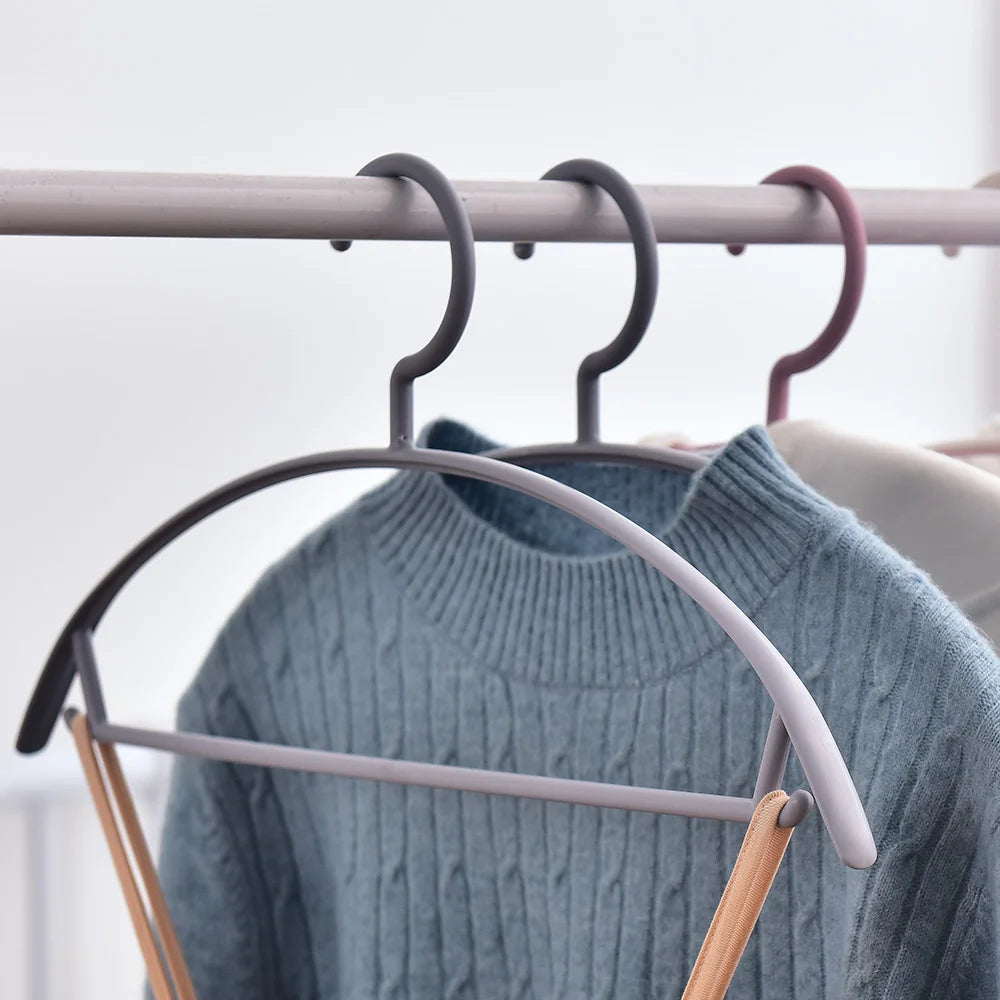 Clothes Hanger Household Plastic Wide Shoulder