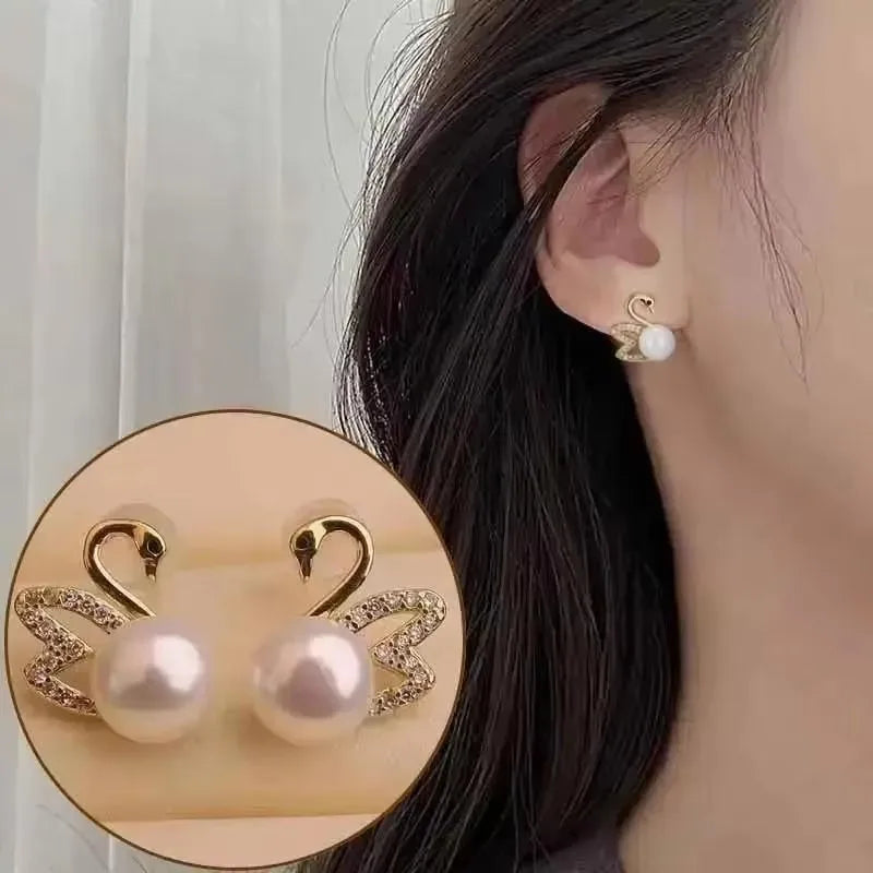2026 Trending Luxury Crystal Cross Stud Earrings