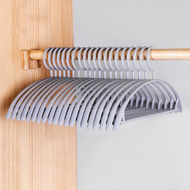 Clothes Hanger Household Plastic Wide Shoulder